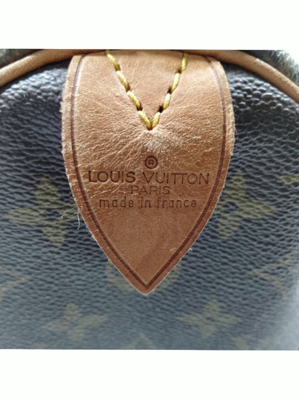 Authentic Louis Vuitton Speedy 35 Monogram Brown Canvas Handbag LV Satchel Bag - Picture 7 of 10